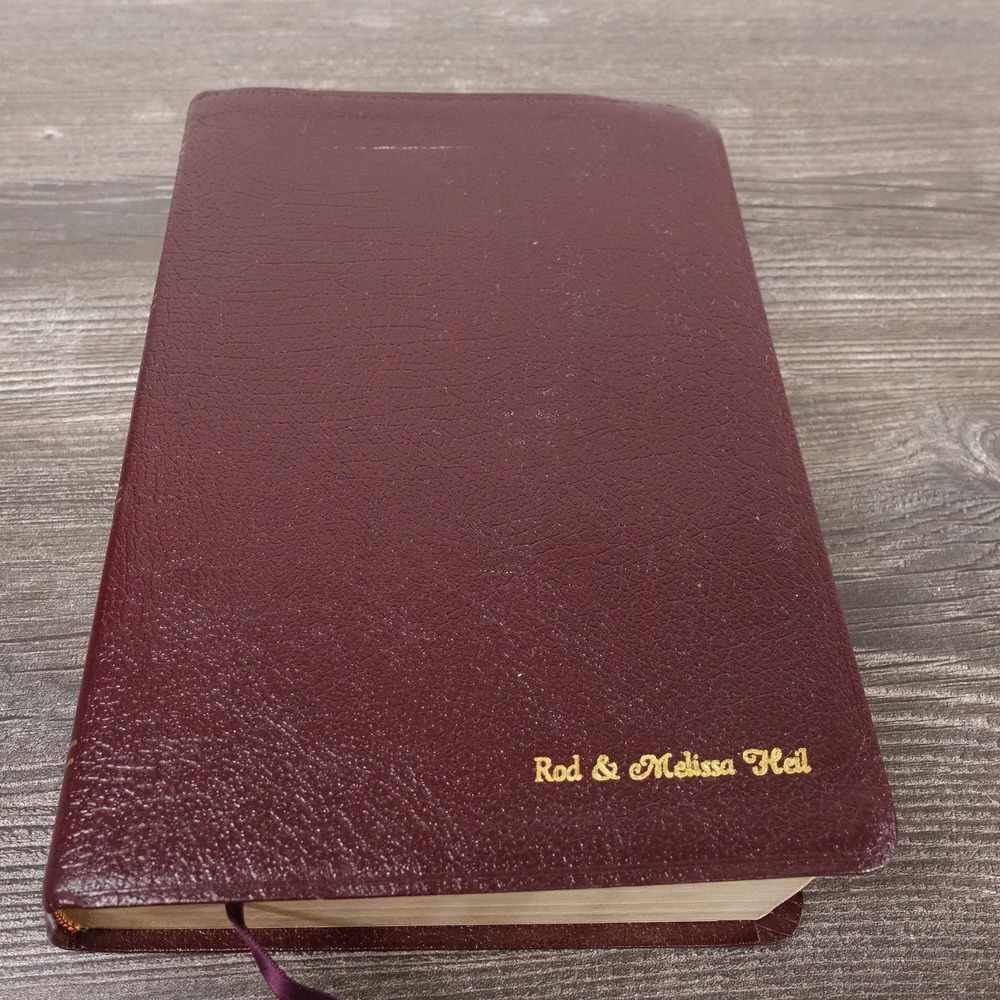 The‎ NIV Study Bible Herald Burgundy Bonded Leather Hardcover Red Letter